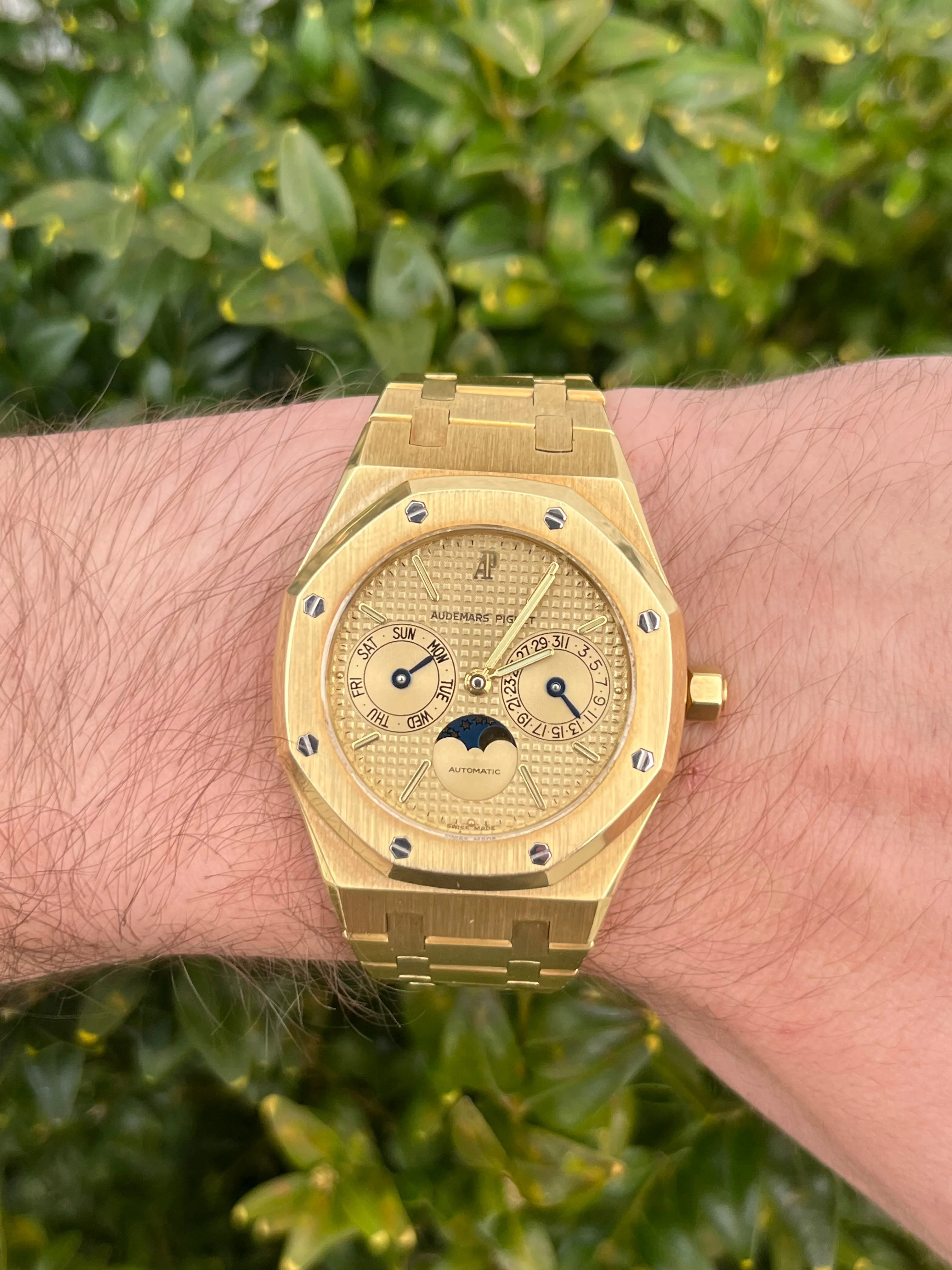 1985 Audemars Piguet Royal Oak Day Date with Moon Phase Complete