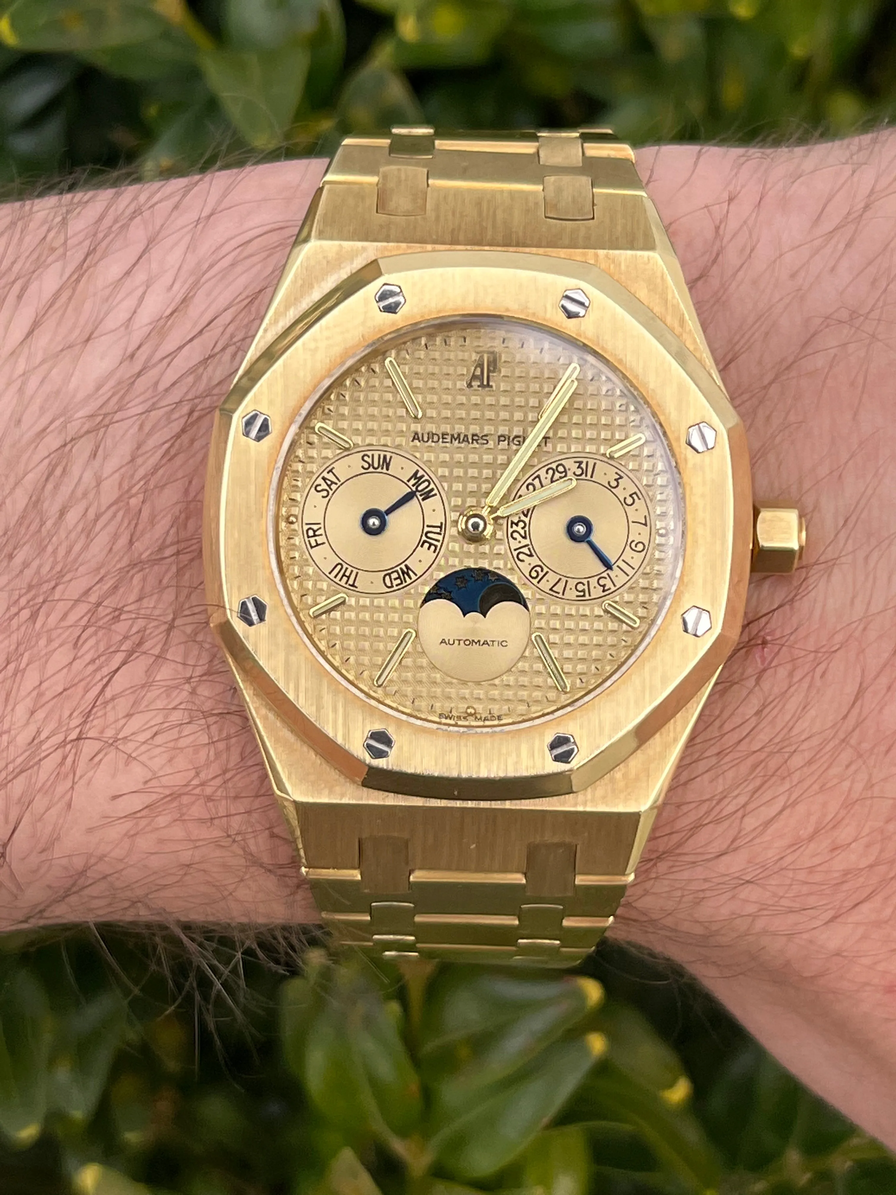 1985 Audemars Piguet Royal Oak Day Date with Moon Phase Complete