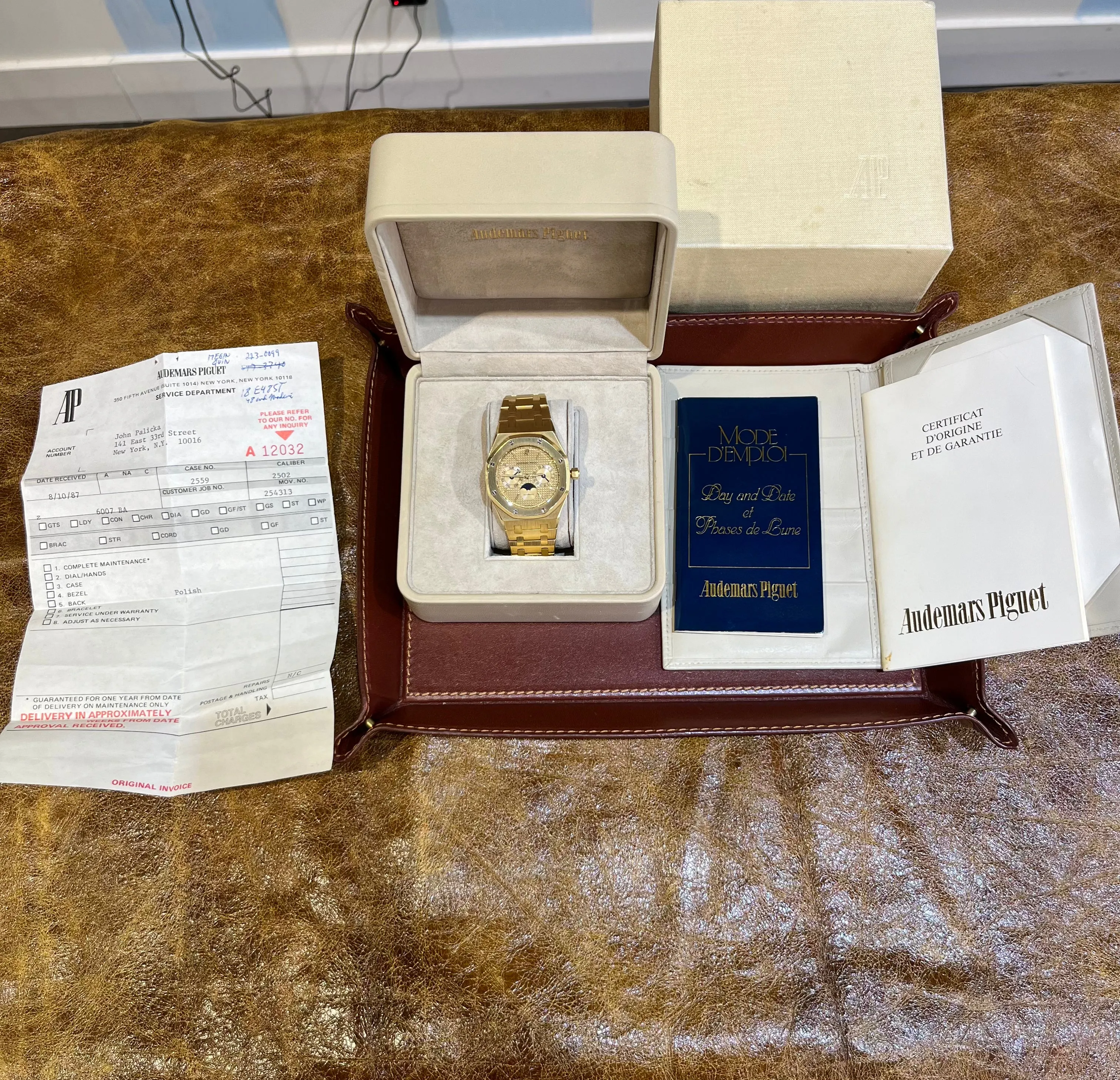 1985 Audemars Piguet Royal Oak Day Date with Moon Phase Complete