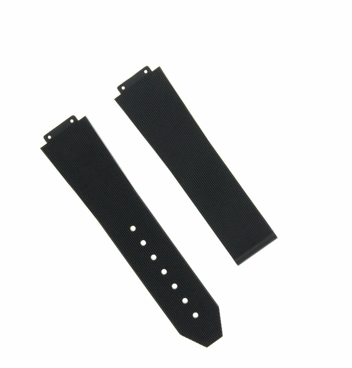 21MM RUBBER WATCH BAND STRAP CLASP FOR H HUBLOT BIG BANG 341.SB.131.RX BLACK