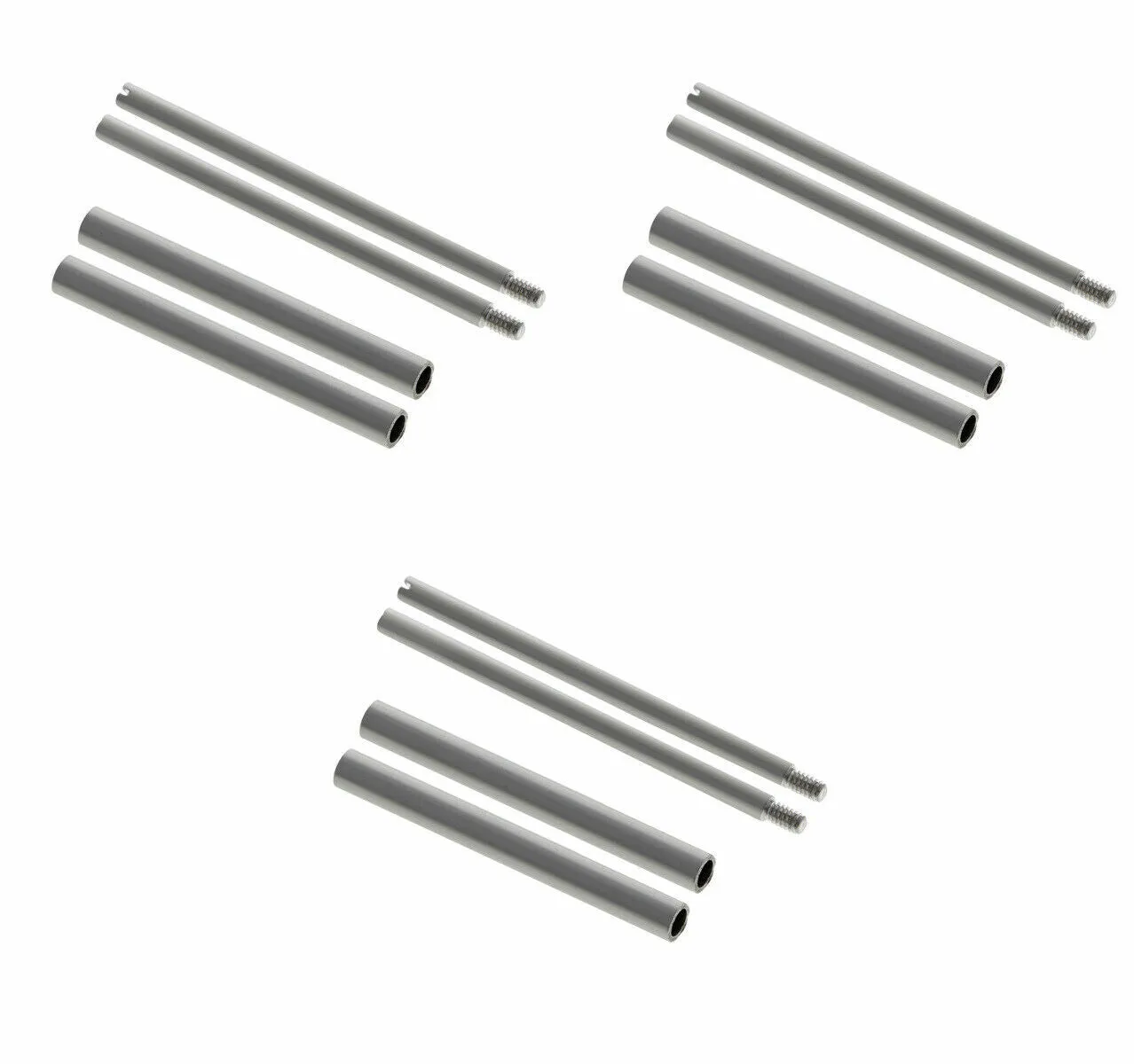 6   6 SCREW  TUBE FOR 44MM PANERAI WATCH RUBBER STRAP BAND 24MM STRAP SWISS S/S