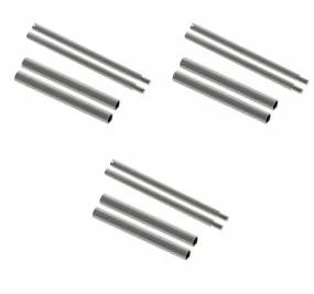 6   6 SCREW  TUBE FOR 44MM PANERAI WATCH RUBBER STRAP BAND 24MM STRAP SWISS S/S