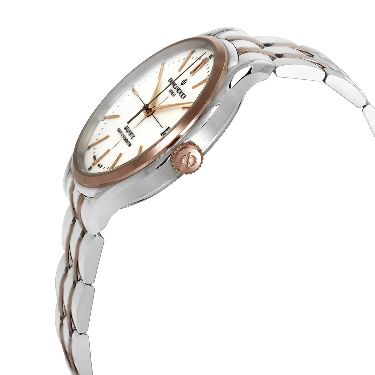 Baume et Mercier Clifton Automatic White Dial Men's Watch 10458