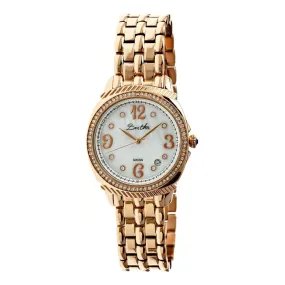 Bertha Samantha MOP Ladies Swiss Bracelet Watch