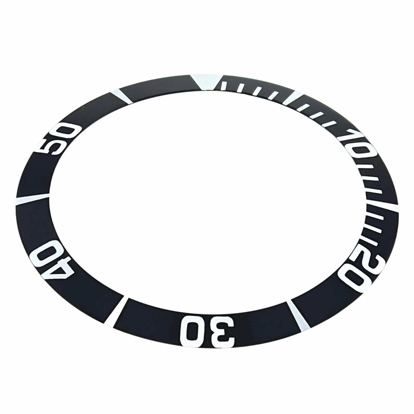 BEZEL INSERT FOR SEIKO 5 WATCH AUTOMATIC DIVER SNZ5K1 SBCZ011 WATCH BLACK