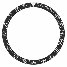 BEZEL INSERT FOR VINTAGE TAG HEUER AUTAVIA 1563MH 15630 AUTOMATIC