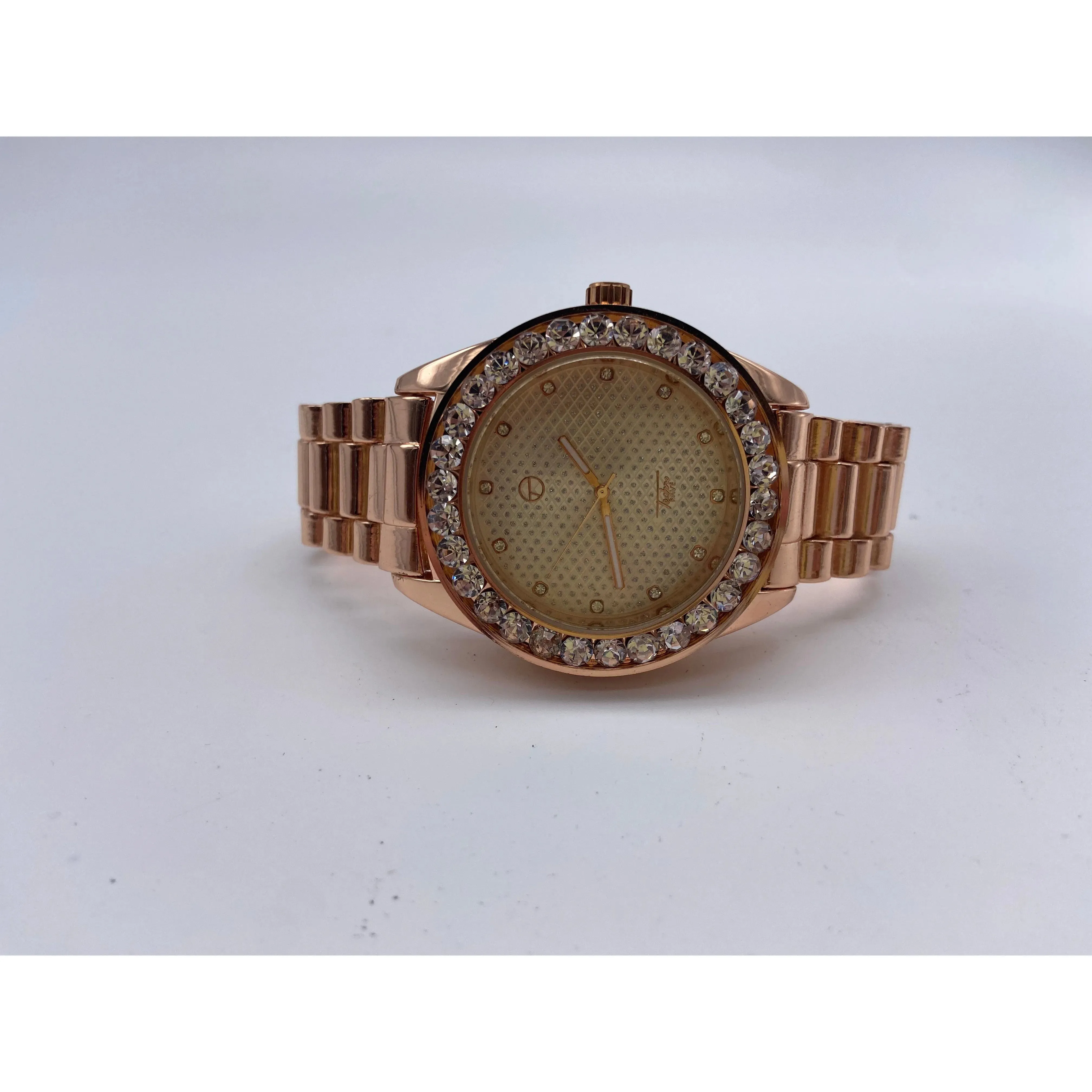 Big Diamond Rimed Watch
