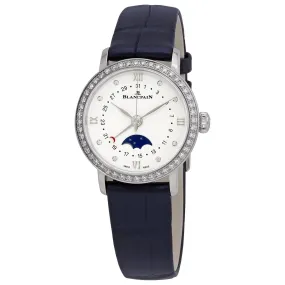 Blancpain Villeret Quantieme Phases de Lune Automatic Diamond Ladies Watch 6106-4628-55A