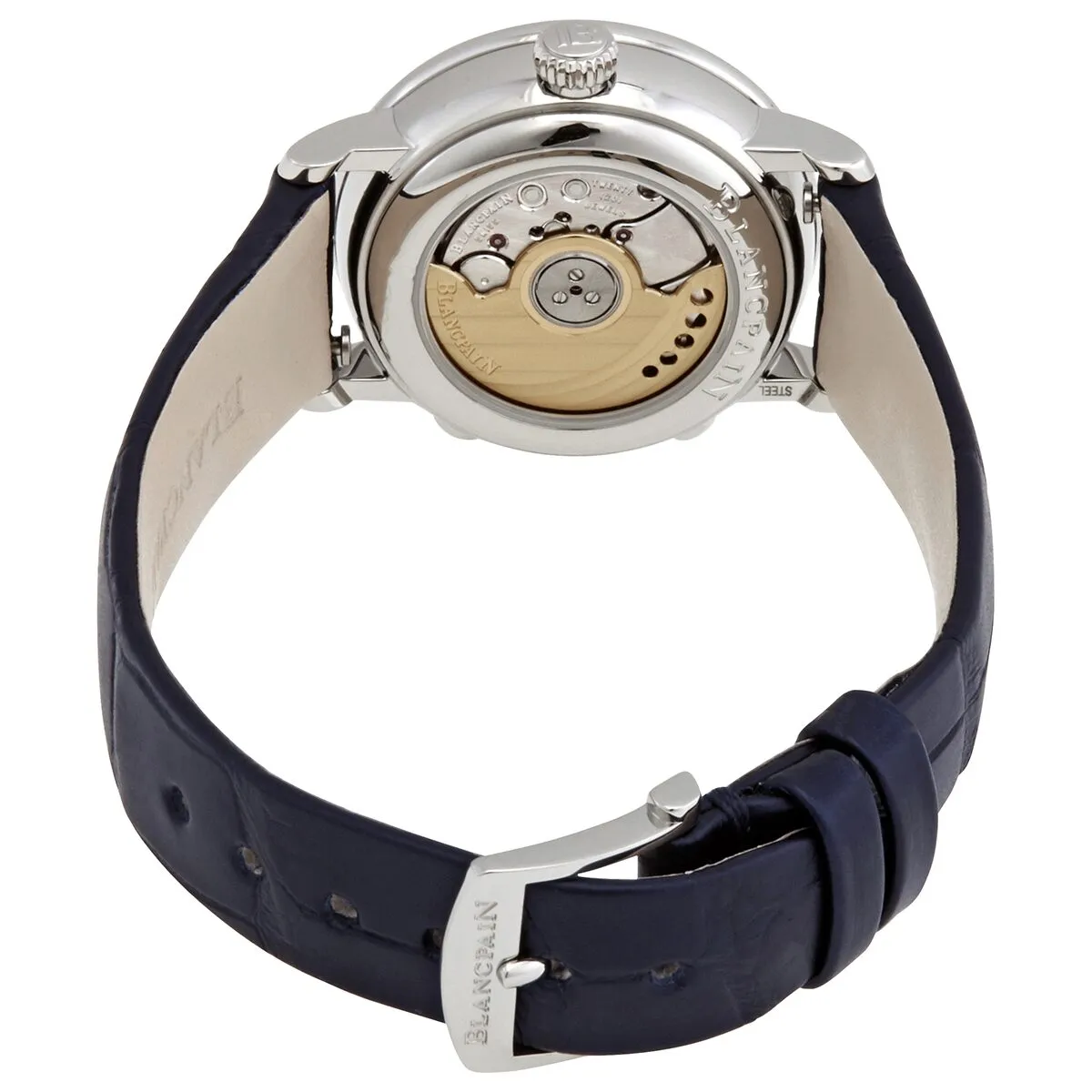 Blancpain Villeret Quantieme Phases de Lune Automatic Diamond Ladies Watch 6106-4628-55A