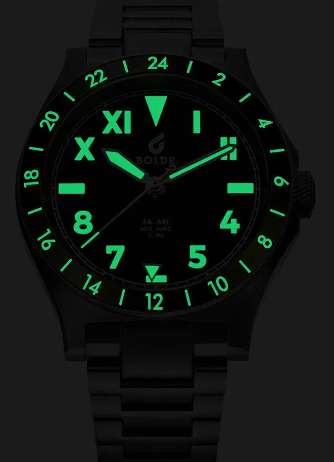 Boldr Watch Safari Field GMT Maasai Mara