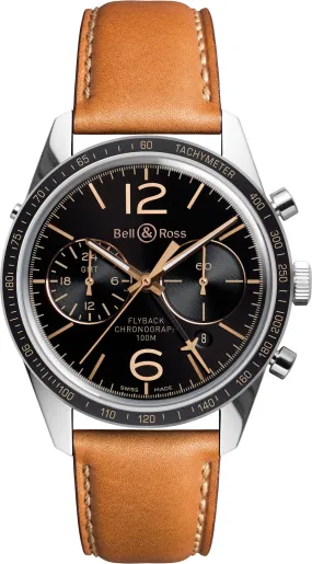 BR Watch Vintage BR 126 SpORSt Heritage GMT & Flyback