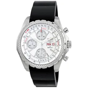 Breitling Bentley GT Silver Dial Chronograph Automatic Men's Watch A1336313-G680BKRD A1336313/G680