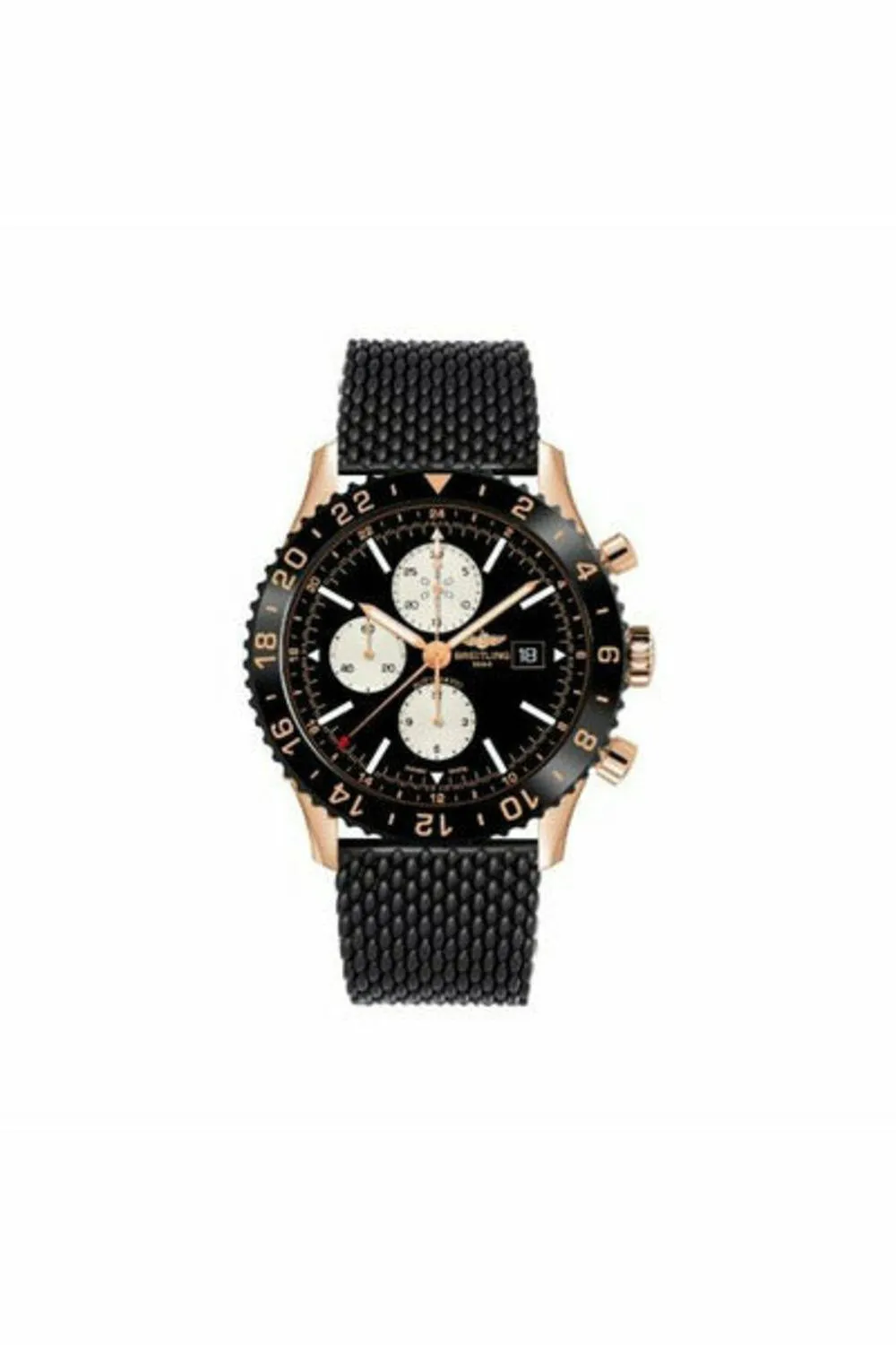 breitling chronoliner 18kt rose gold 46mm men's watch