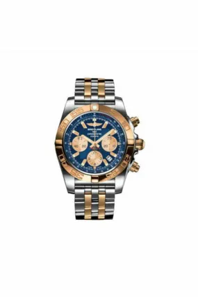 breitling chronomat b01 chronograph 44mm stainelss steel/18kt rose gold men's watch