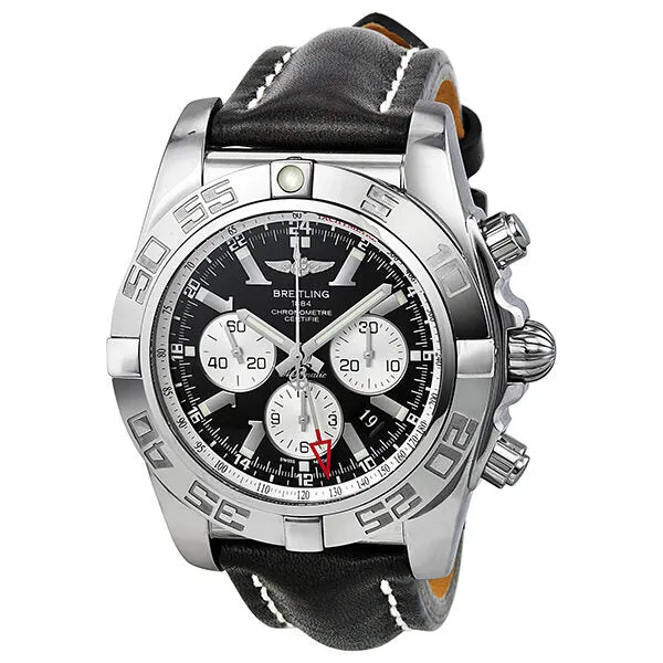 Breitling Chronomat GMT Automatic Chronograph Black Dial Men's Watch AB041012-BA69 AB041012-BA69-441X-A20BA.1
