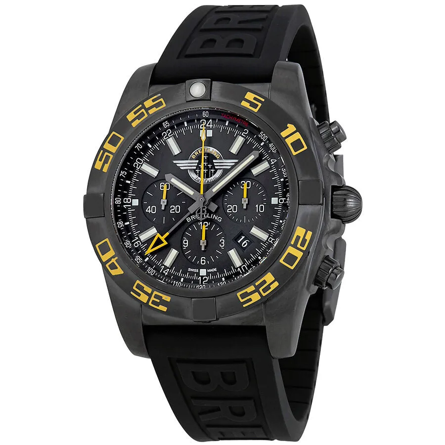Breitling Chronomat GMT Black Dial Automatic Men's Watch MB04108P-BD76BKPD3 MB04108P-BD76-155S-M20DSA.2