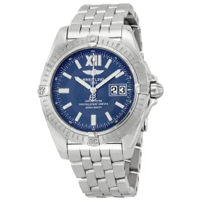 Breitling Cockpit Blue Dial Stainless Steel Men's Watch A4935011-C671SS