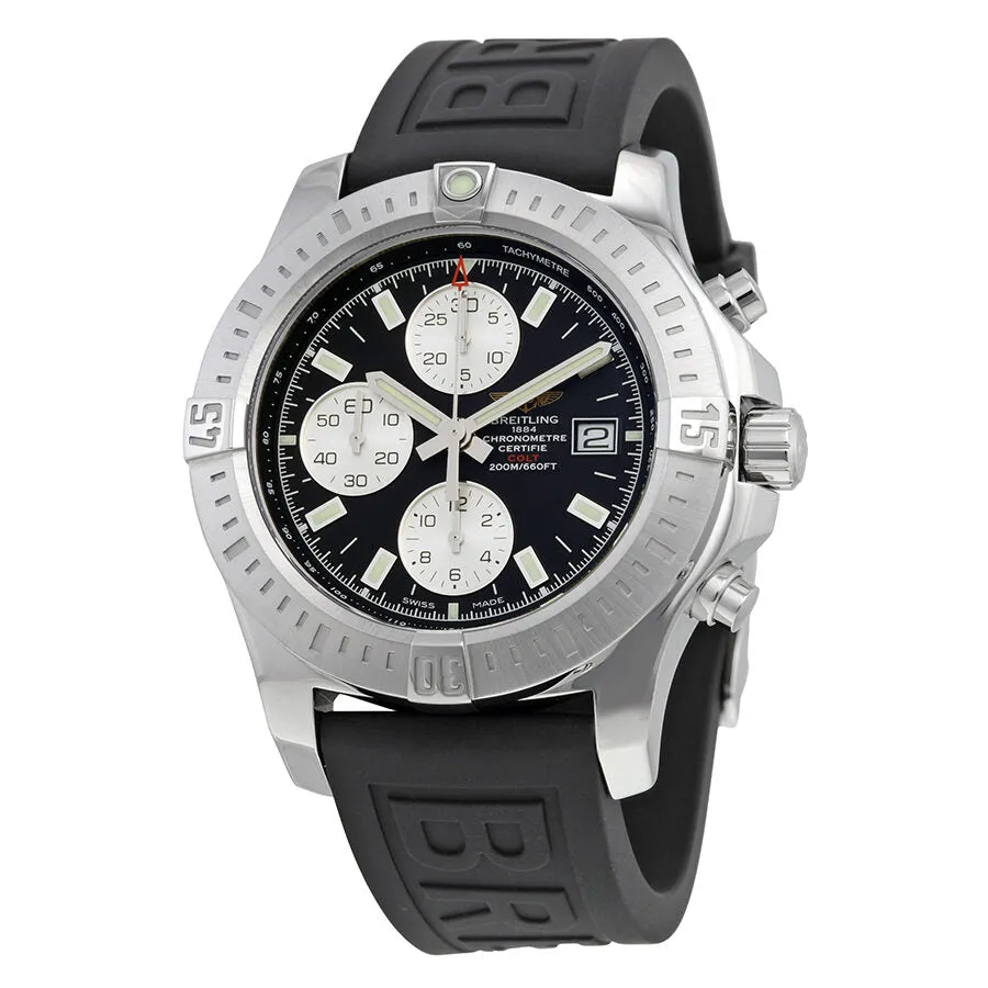 Breitling Colt Chronograph  Automatic Black Dial Black Rubber Men's Watch A1338811-BD83BKPT3 A1338811-BD83-152S-A20S.1
