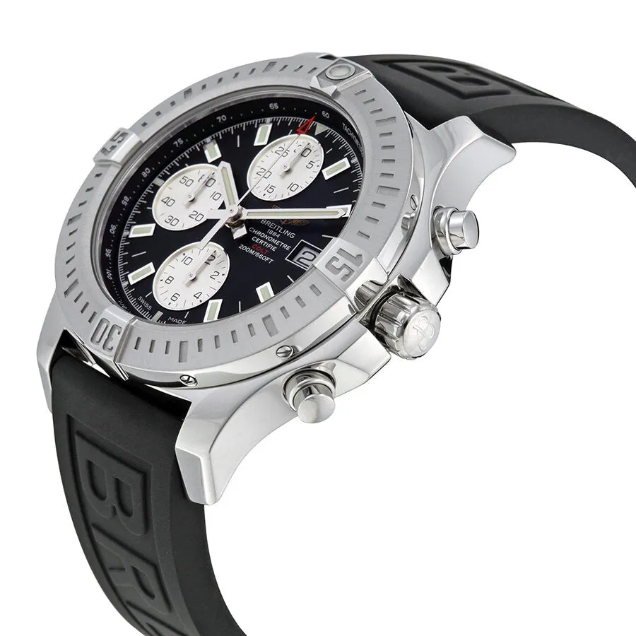 Breitling Colt Chronograph  Automatic Black Dial Black Rubber Men's Watch A1338811-BD83BKPT3 A1338811-BD83-152S-A20S.1