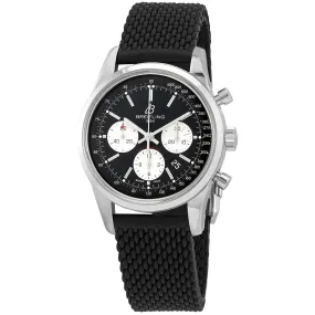Breitling Transocean Chronograph Automatic Black Dial Men's Watch AB0152121B1S1