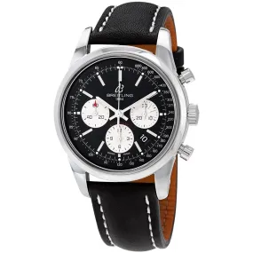 Breitling Transocean Chronograph Automatic Black Dial Men's Watch AB015212/BF26-435X
