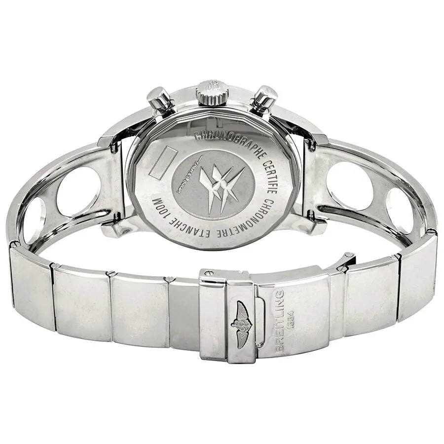Breitling Transocean Chronograph Automatic Silver Dial Men's Watch A4131012/G757SS A4131012-G757-223A