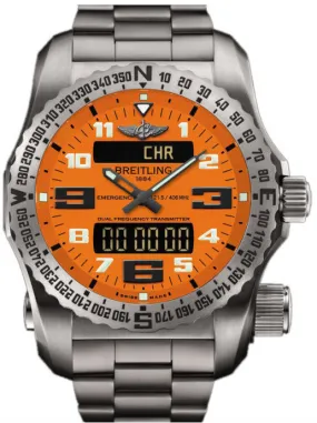 BRT Watch Emergency II ORSange Titanium ProFSsional III Bracelet