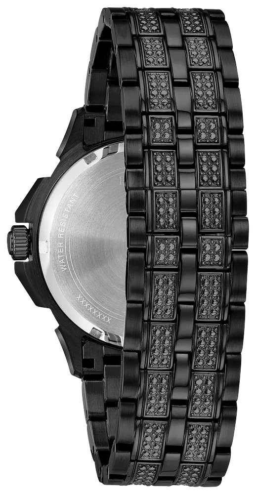 Bulova Crystal Black Octava Chronograph Men's Watch 98C134
