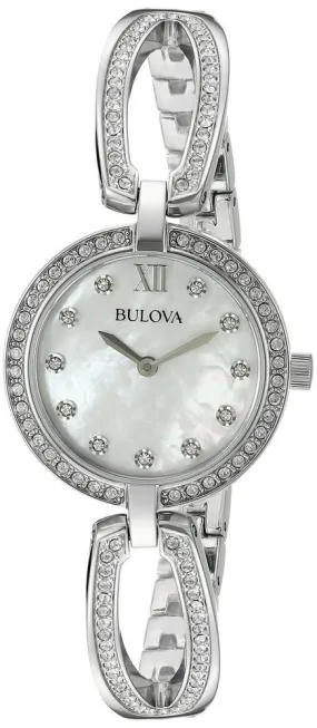 Bulova Quartz Crystal Ladies Watch 96L223
