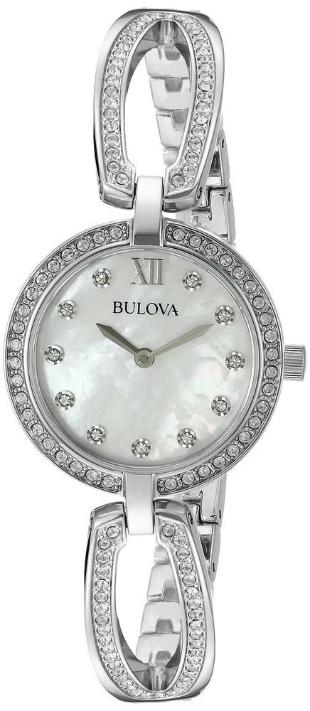 Bulova Quartz Crystal Ladies Watch 96L223