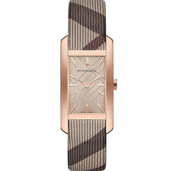 Burberry The City Square Case Rose Gold Women's Watch BU9408