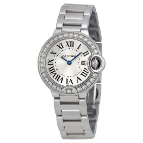 Cartier Ballon Bleu 18kt White Gold Ladies Watch WE9003Z3