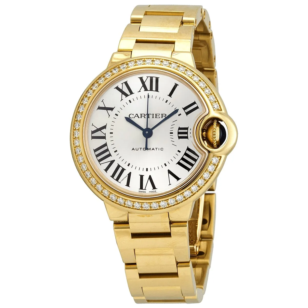 Cartier Ballon Bleu Automatic 18kt Yellow Gold Ladies Watch WJBB0042