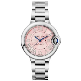 Cartier Women's Ballon Bleu Pink Dial Watch - WSBB0046