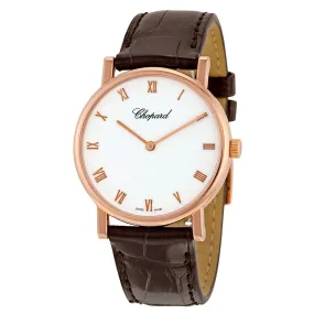 Chopard Classic White Dial Rose Gold Ladies Watch 163154-5001DBR