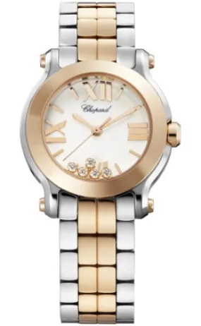 Chopard Happy Sport Mini White Dial Ladies Watch 278509-6003