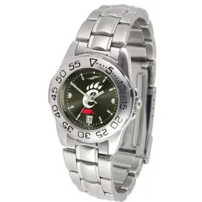 Cincinnati Bearcats Ladies AnoChrome  Steel Band Sports Watch