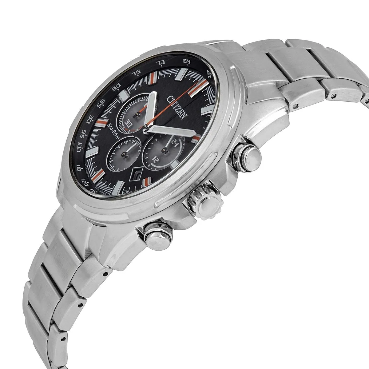 Citizen Black Dial Men's Chronograph Eco-Drive Watch CA4220-55E