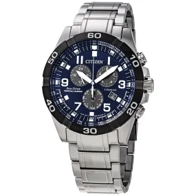 Citizen Brycen Perpetual Chronograph Blue Dial Men's Watch BL5558-58L