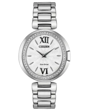 Citizen Capella EX1500-52A Ladies 34mm Bracelet Watch MSRP $825