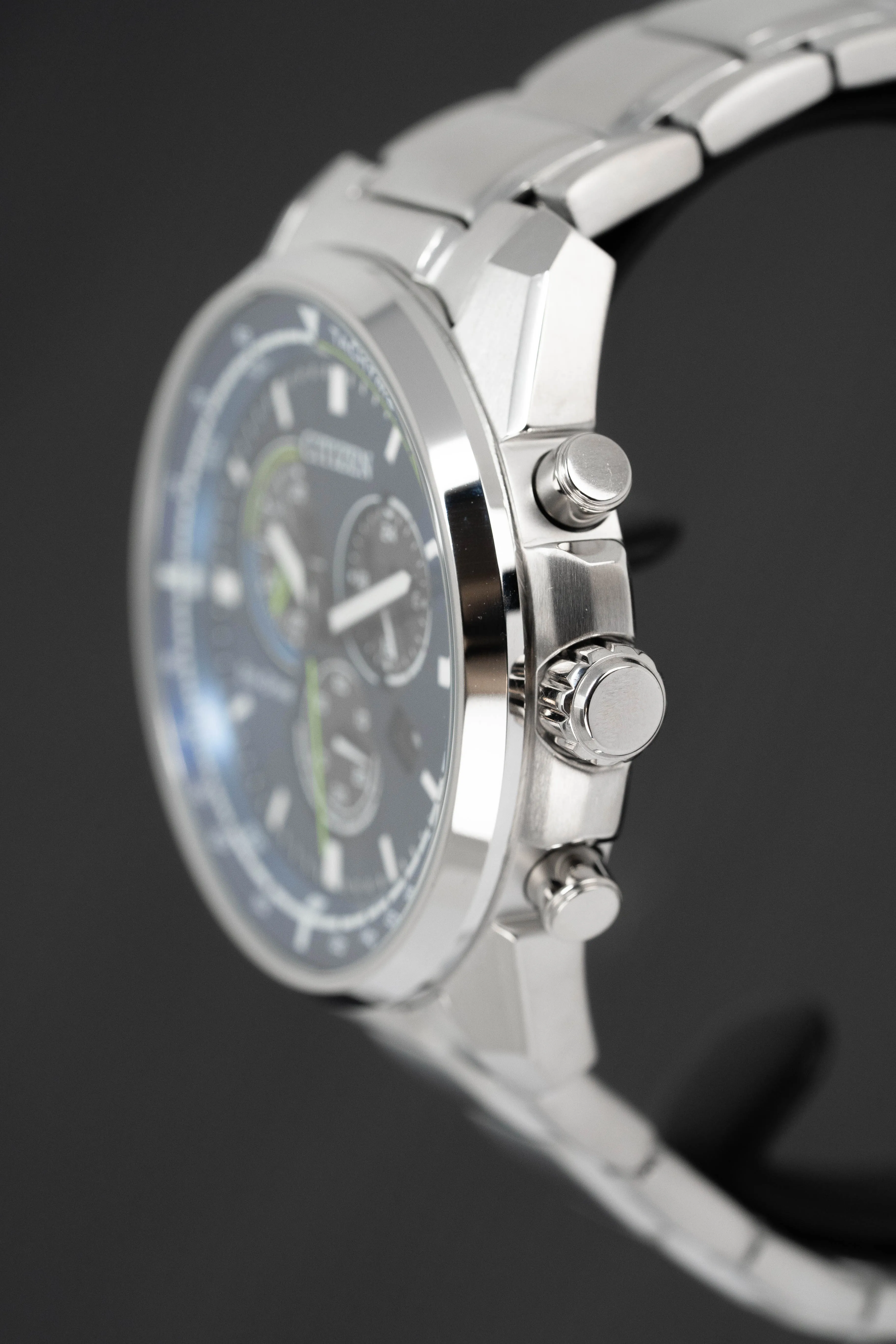 Citizen Eco-Drive Chronograph Blue Men's Watch AT1190-87L