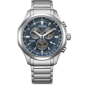Citizen Eco-Drive Chronograph Blue Men's Watch AT2530-85L