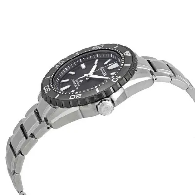 Citizen Promaster Diver Luminous Silver Dial Mens Watch BN0198-56H