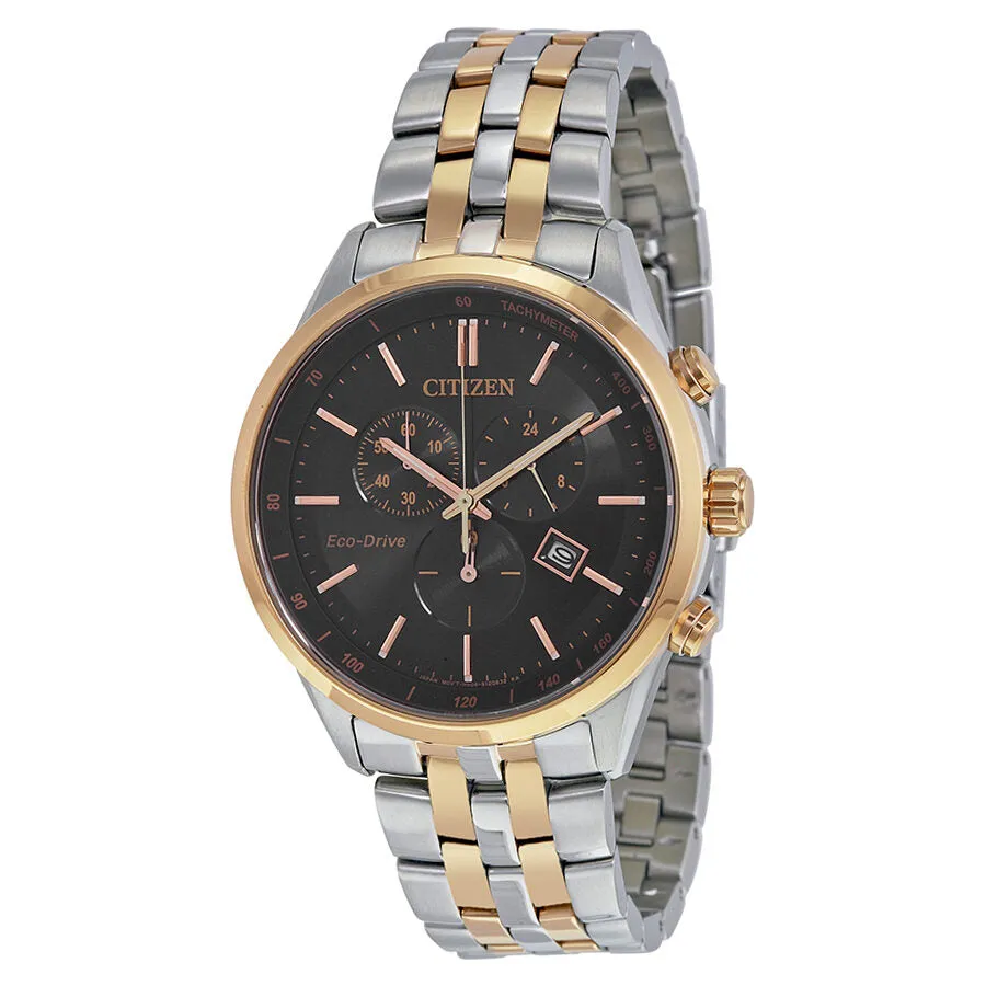 Citizen Sapphire Collection Eco-drive Black Dial Men's Watch AT2146-59E
