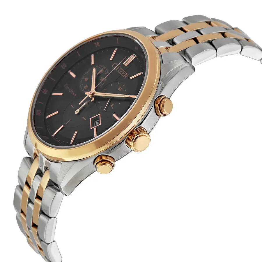 Citizen Sapphire Collection Eco-drive Black Dial Men's Watch AT2146-59E
