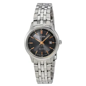 Citizen Sapphire Grey Dial Ladies Watch EW2400-58H