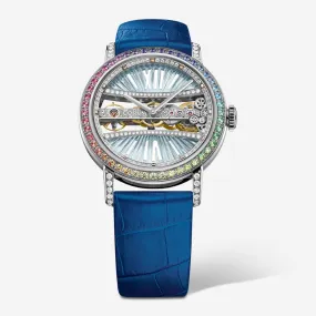Corum Golden Bridge Round 39 18K White Gold Manual Wind Ladies Watch B113/03404
