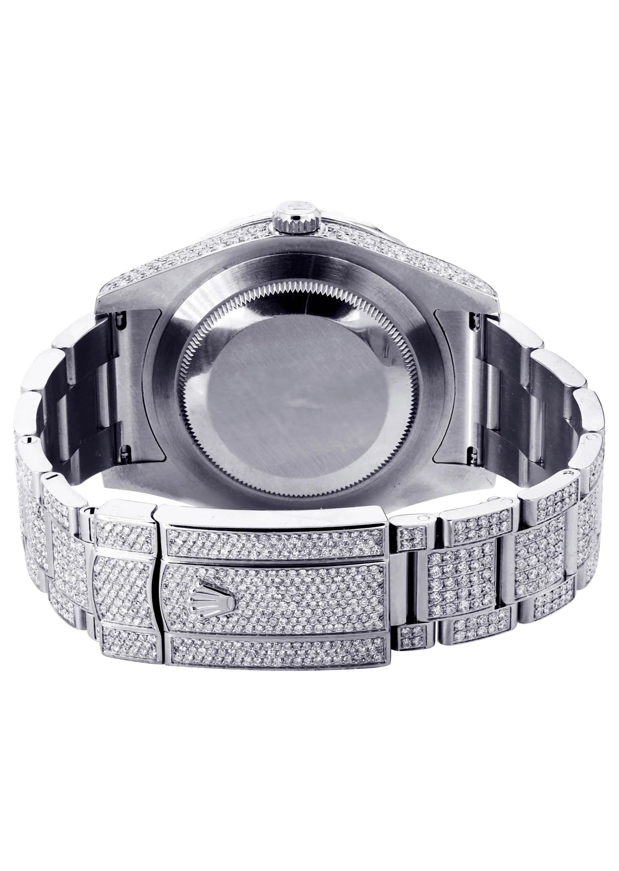 Diamond Rolex Datejust 41 | Custom Diamond Dial | Stainless Steel | 19.5 Carats