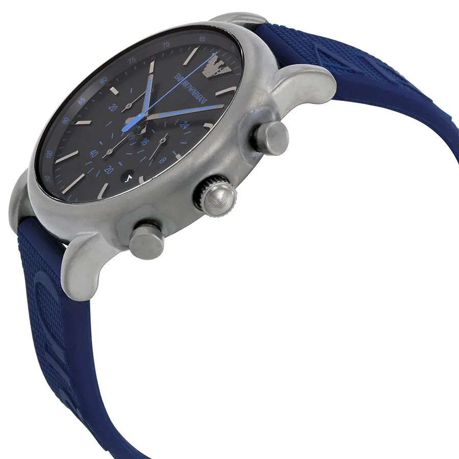 Emporio Armani Luigi Chronograph Black Dial Men's Watch AR11023