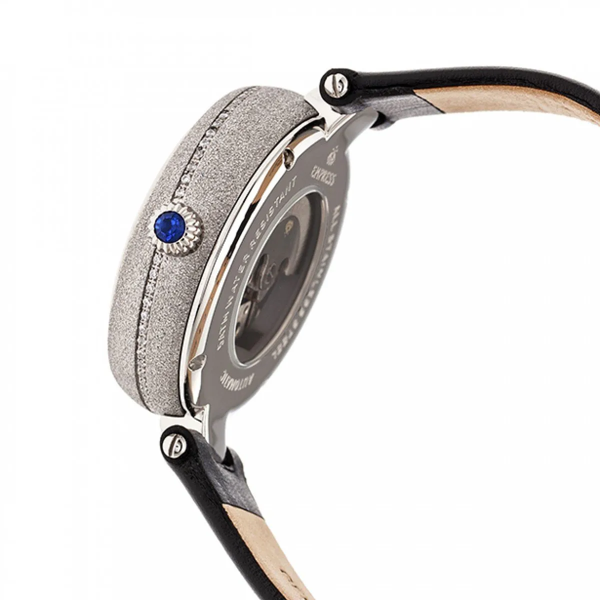 Empress Louise Automatic MOP Leather-Band Watch